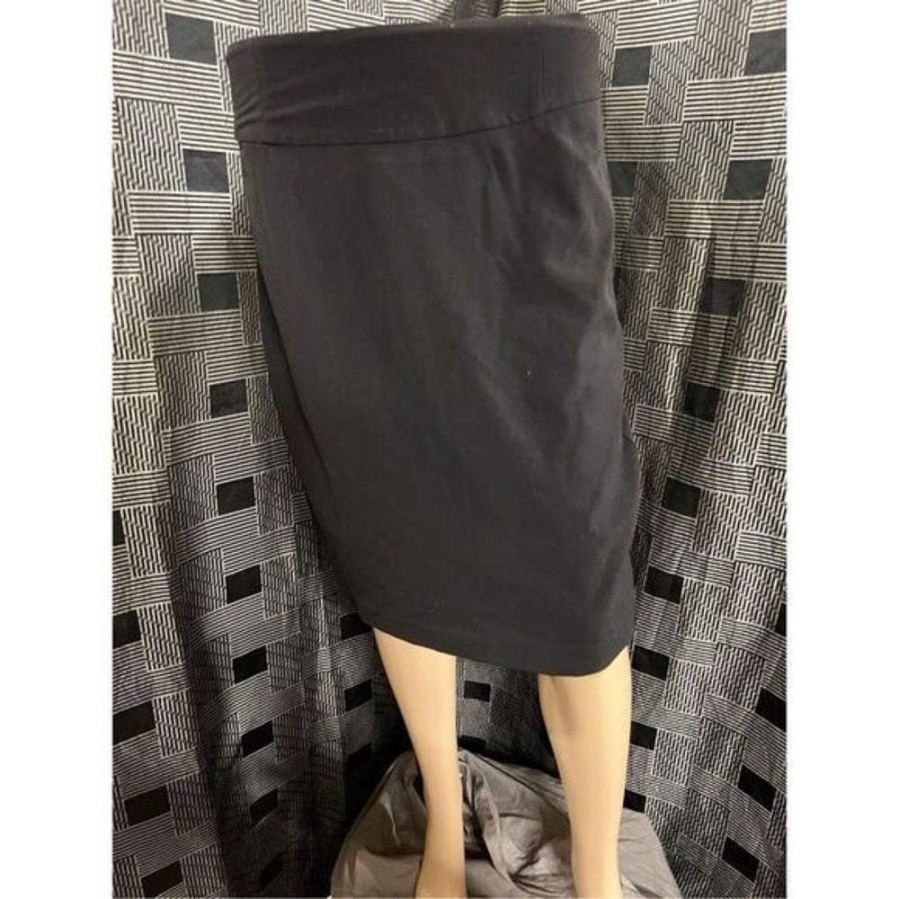 My Michelle Solid Black Pencil Slit Professional Office Business Skirt‎ Sz. 5